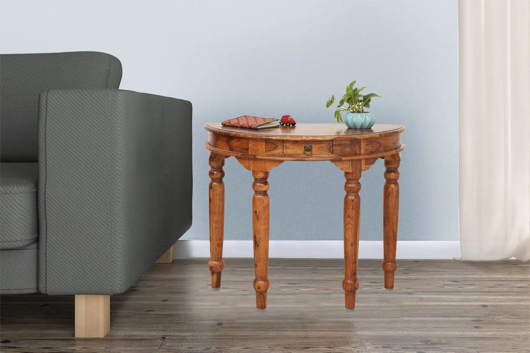 Garnki Color Wooden Console | Living Room Furniture | Soni Art