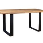 Axe Industrial Wooden and Iron Dining Table | Industrial Style Furniture | Dining Room Furniture | Soni Art