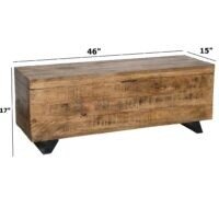 Irvine Wooden Trunk Box - Image 3