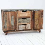 Sovata Vintage Rustic Solid Wood Sideboard | Reclaimed Wood Furniture | Reclaimed Wood Sideboard | Cabinet Sideboard | Soni Art