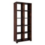 Morley Solid Wood Bookshelf | Sheesham Wood Bookshelf | Tall Wooden Bookshelf | Soni Art