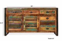 Lawton Reclaimed Wood Sideboard 59" - Image 3