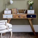 Aztec Solid Wood Study Table 5 Drawer Home Office Desk 46.5x23.5x30 | Buy Wooden Study Table with Drawers | Wooden Study Desk with Drawers | Solid Wood Study Table | Study Room Furniture Online | Soni Art