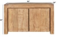 Natural Mango Wood Cabinet Unit - Image 3