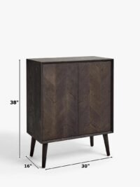 Mihla Mango Wood Storage Unit - Image 3