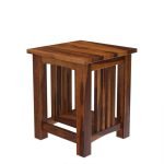 Belaga Wooden Bedside Table | Solid Wood Bedside Table | Soni Art