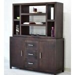 Ontario Sheesham Wood Sideboard and Bookshelf | Solid Wood Bookshelfs | Wooden Bookshelf | Bookshelf Cum TV Unit with Storage | Soni Art