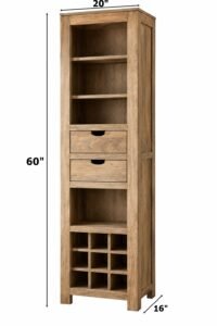 Mysuru Sheesham Wood Bar Cabinet - Image 2