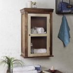 Arcola Wooden Kitchen Storage Unit with Glass Door 16.5x15x28" | Buy Wooden Storage Unit for Kitchen | Buy Wooden Furniture for Kitchen | Mango Wood Furniture | Solid Wood Furniture Online