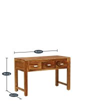 Vera Indian Ethnic Writing Desk - Study Desk with Drawers - Image 2