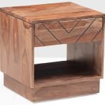 Sandy Solid Wood Bedside Table 15x15x16 Inches | Wooden Bedside Table | Bedside Cabinet with Drawer | Wooden Bedside Cabinet | Soni Art