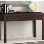 Charlton Writing Desk Table | Wooden Study Desk with Drawers | Study Table with Drawers | Soni Art