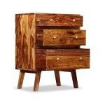 Seattle Sheesham Wood Chest of Drawers | Wooden Cabinet with Drawers | Wooden Bedside Table | Sheesham Wood Cabinet | Sheesham Wood Bedside Table | Sheesham Wood Furniture | Soni Art