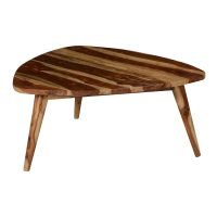 Cavan Solid Sheesham Wood Modern Coffee Table | Sheesham Wood Coffee Table | Solid Wood Coffee Table | Soni Art