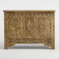 Selby Wooden Carved Colonial Design Sideboard - Image 4
