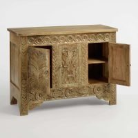 Selby Wooden Carved Colonial Design Sideboard - Image 2