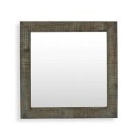 Kansas Rustic Mango Wooden Mirror Frame 32" - Image 4