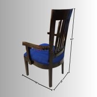 Karsin Sheesham Wood Armrest Cushion Chair - Image 3