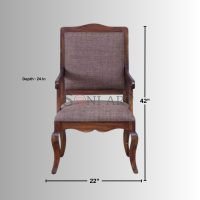 Ankila Sheesham Wood Accent Side Chair - Image 2