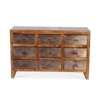 Parker Industrial Chest of 9 Drawer Dresser 47" - Image 4