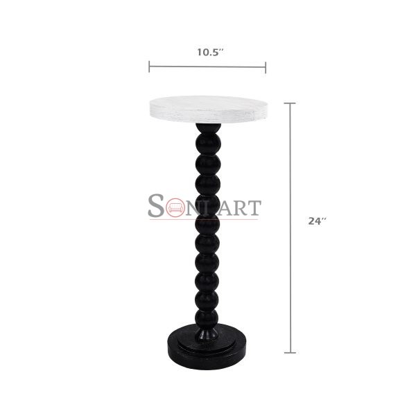 COZAYH Pedestal Small End Table scaled | Soni Art