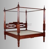 Elm Classic Indian Poster Kanoppy Bed - Image 3