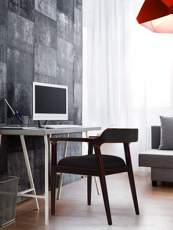 How To Choose The Perfect Study Chair For Your Home Office | Soni Art Vastino Black Wooden Chair with Armrest Set of 2 | Perfect Study Chairs for your homes | Best Study Room Furniture for Home | Wooden Dining Chairs | Sheesham Wood Furniture | Soni Art