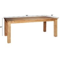 Vaiva Wooden Dining Table - Image 3