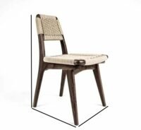 Matos Solid Wood Canning Chair Set of Two - Image 3