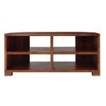 Morborne Solid Wood Bookshelf Corner Unit | Sheesham Wood Bookshelf | Wooden Storage Unit | Soni Art
