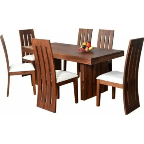 Levis Wooden Dining Set | 6 Seater Dining Set | Sheesham Wood Dining Set | Soni Art