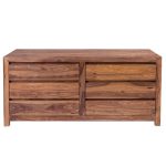Talsi Solid Sheesham Wood Sideboard 6 Drawer Cabinet | Sheesham Wood Cabinet | Sheesham Wood Chest of Drawers | Cabinet Sideboard | Soni Art