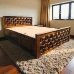 Pelso Newar Sheesham Wood Bed