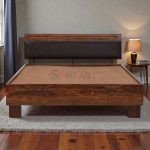 Ferrel Solid Sheesham Wood Bed Back Cushion Support
