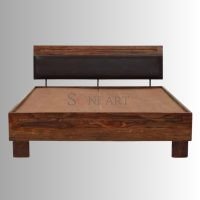 Ferrel Solid Sheesham Wood Bed Back Cushion Support - Image 3