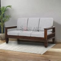 Rajasthani Sheesham Wood Sofa Set with Cushion