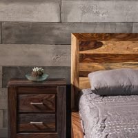 Ashton Solid Sheesham Wooden Hand Crafted Bed - Image 5