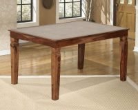 Thapa Brass Coated Wooden Dining Set - Image 2