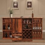 Indian Amy Sheesham Wooden Bar Cabinet 33x15x42 Inches | Solid wood Bar Cabinet | Bar Cabinet for Homes | Wooden Bar Cabinet | Soni Art