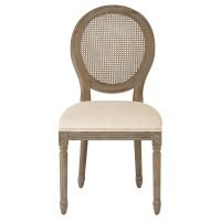 Bella Oval Back Wooden Chair - Image 4