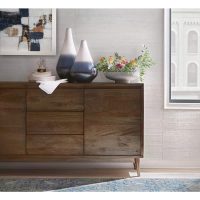 Ebren Mango Wooden Sideboard | Buy Wooden Sideboards for Living Room Online In India | Buy Sideboard Cabinets at Best Price Online in India | Mango Wood Furniture | Soni Art