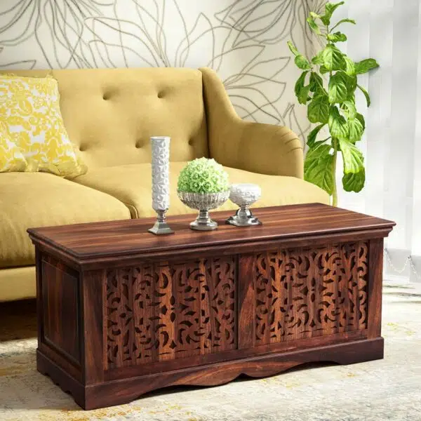 Ozone Wooden TV Console | Wooden Console Table | Wooden Coffee Table | Centre Table | Soni Art