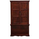 Cardona Solid Sheesham Wood Wardrobe | Buy Wooden Wardrobe for Bedroom at best prices online in India | Buy Bedroom Furniture Online in India | Buy Sheesham Wood Furniture | Soni Art