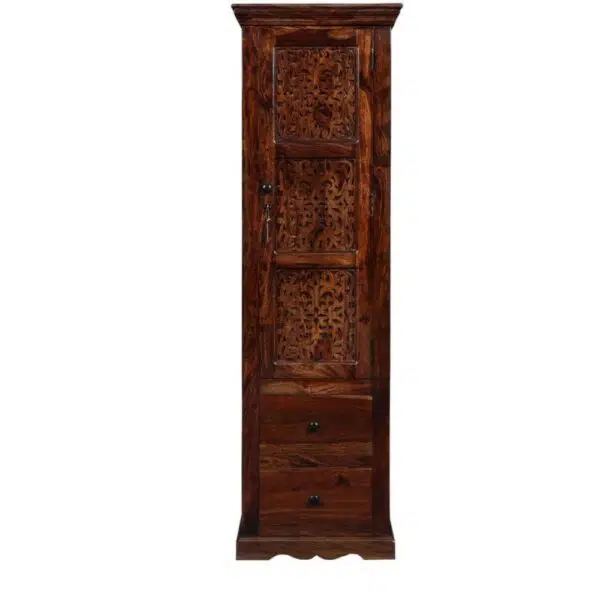 Cein Solid Sheesham Wood Almirah Wardrobe | Buy Wooden Wardrobes for Bedroom Furniture Online at Best Prices in India | Buy Wooden Wardrobes Online in India | Sheesham Wood Furniture | Soni Art
