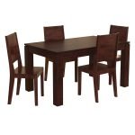 Aruba Sheesham Wood Dining Set | Buy Solid Wood Dining Set for Dining Room Furniture Online | Wooden Dining Room Furniture Online | Soni Art