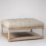 Maraz Coffee Table with Cushion | Buy Wooden Coffee Table | Wooden Centre Table | Upholstered Wooden Coffee Table | Mango Wood Furniture Online | Soni Art