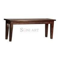 Belston Wooden Dining and Hallway Bench - Image 2