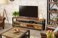 Levia Solid Wood TV Unit - Image 2