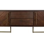 Byron Wooden and Iron Tv Unit with Drawer and Door
