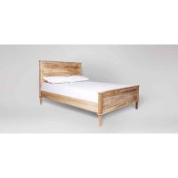 Dafni Solid Wood Bed | Buy Mango Wood Furniture Online in India at Best Prices | Buy Bedroom Furniture Online in India | Buy Wooden Double Beds Online in India | Soni Art